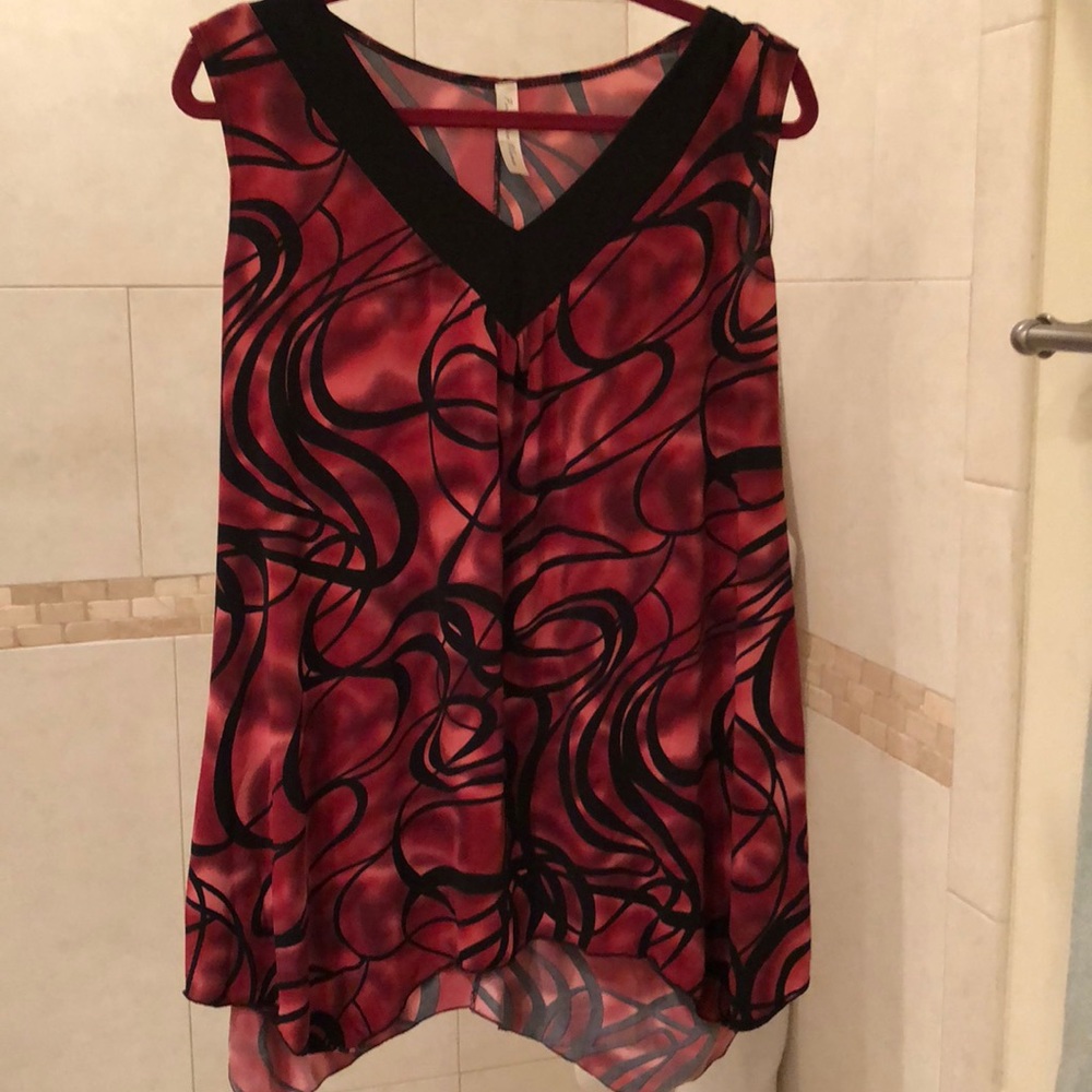 PerSeption brick and black tunic, XL-1X